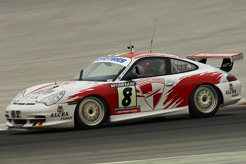 Niels Lagrange in de Porsche